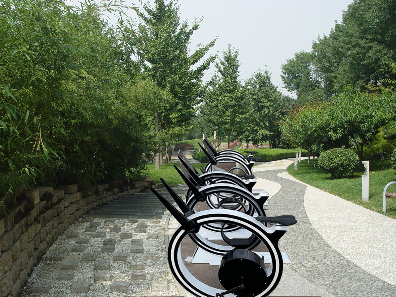 公園競(jìng)速單車(chē)